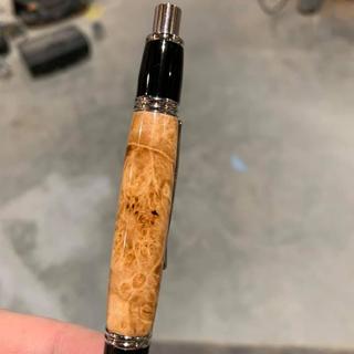 Stabilized Clear Maple Burl 3/4 in. x 3/4 in. x 5 in. Pen Blank at Penn  State Industries