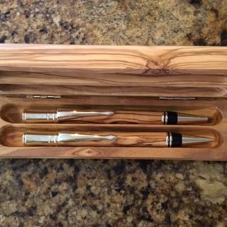 Penn State Industries PK-PEN Premium Slimline Twist Ballpoint Pen Kit  Woodturning Project (10, Gold)