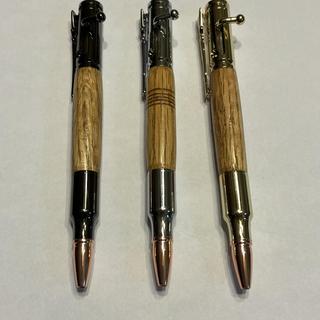 30 Cal. Bullet Pen, Deer Antler Inlay in Rifle Case