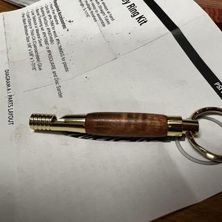 Brushed Satin Key Chain Kit at Penn State Industries