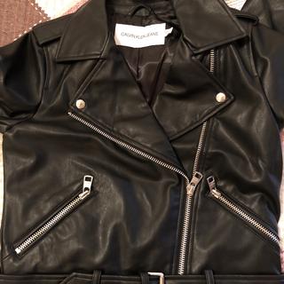 Faux Leather Zip Moto Jacket | Calvin Klein® USA