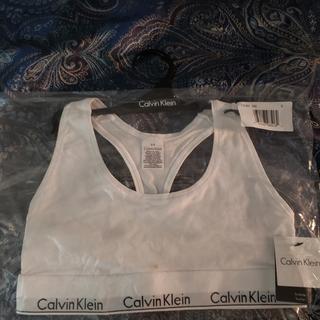 Calvin Klein Modern Cotton Bralette F3785 XS Buffalo Check Gray Free Ship  NWT