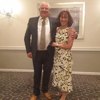 @ our Friends Wedding yesterday, & Our 34th Wedding Anniversary. So pleased With my Rowan dress