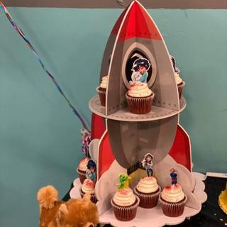 Space Rocket Treat Stand
