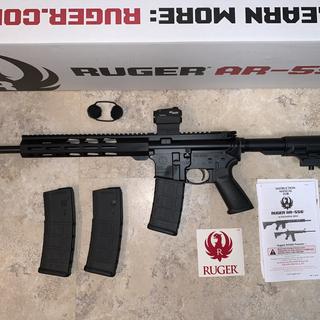 Ar 556 With M Lok Handguard 5 56 223 Rem 16 1 30 Round Black Ruger 8529