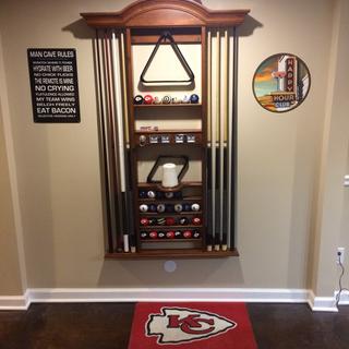 Loving the new addition to the cave!  Go Chiefs!