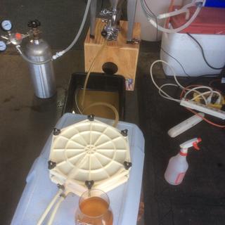 Pressure transferring and filtering my pale ale