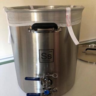 Ss BrewTech 20 Gal eKettle with Mesh Grain Bag - 27.5 x 32.5 in