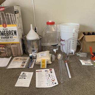 Everything that came with the kit (everything you need besides bottles and caps)