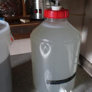 Received fermenter with a dent near top.