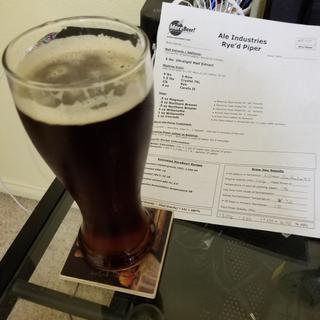 Turned out 6.55 ABV at finish and tasting better every day.