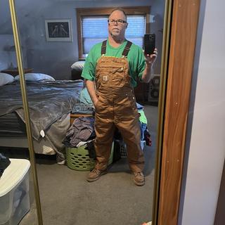 Carhartt Men's Insulated Quilt-lined Washed Duck Bib Overalls - 716945,  Insulated Pants, Overalls & Coveralls at Sportsman's Guide