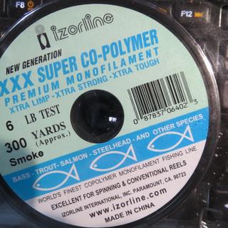 Izorline XXX Super Co-Polymer Monofilament Fishing Line - Smoke - 6000  Yards - 2 Lb. - Yahoo Shopping