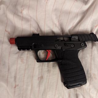 Keltec P17 in Marine corps red & Armor black @Louis Vuitton