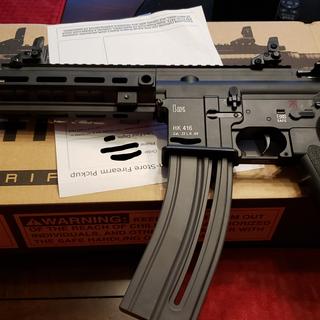 HK 416 22 Long Rifle 8.5in Matte Black Modern Sporting Pistol - 30+1 Rounds