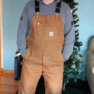 Carhartt Men's Insulated Quilt-lined Washed Duck Bib Overalls - 716945,  Insulated Pants, Overalls & Coveralls at Sportsman's Guide