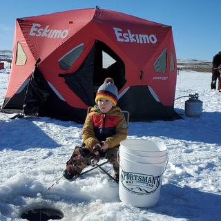 Eskimo Fatfish 949 Insulated Hub Shelter, The Fishin' Hole