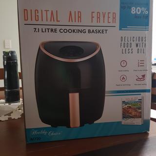 Healthy Choice 7 Litre Digital Air Fryer Black & Rose Gold AF700BRG