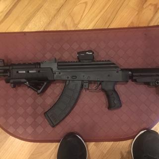 PSA AK-P GF3 MOE SBA3 Pistol, Black