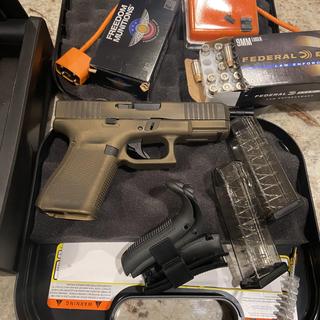 GLOCK 19 GEN 5 9MM PISTOL- BURNT BRONZE SLIDE & LOWER - Watchdog Tactical