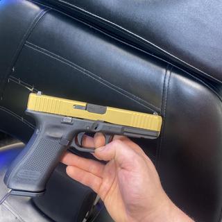 Glock 17 Gen 5 FS 9mm Pistol Gold Slide | Palmetto State Armory