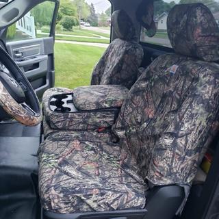 Covercraft Carhartt Mossy Oak Camo SeatSaver Front Row Custom Fit Seat Cover for Select Ford Escape Models Break-Up Country SSC2462CAMB Duck Weave