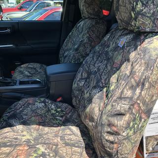 Covercraft Carhartt Mossy Oak Camo SeatSaver Front Row Custom Fit Seat Cover for Select Ford Escape Models Break-Up Country SSC2462CAMB Duck Weave