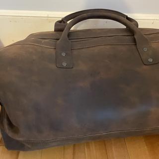 Desperado Duffle II | Brown / Black | Leather Luxury Bag – Nixon AU