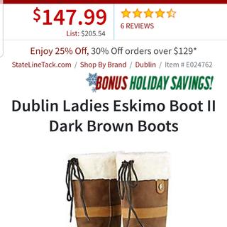 dublin ladies eskimo boots