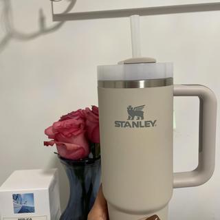 STANLEY The Quencher H2.0 FlowState Tumbler (Soft Matte) 30 OZ Shale  —->Selling Out Soon - Stylish Stanley Tumbler - Pink Barbie Citron Dye Tie