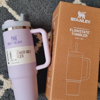 STANLEY The Quencher H2.0 FlowState Tumbler (Soft Matte) 30 OZ Shale  —->Selling Out Soon - Stylish Stanley Tumbler - Pink Barbie Citron Dye Tie