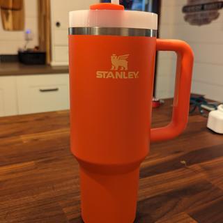 Stanley Quencher H2.0 FlowState Stainless Steel Vacuum Insulated Tumbler  With Lid And Straw - Stylish Stanley Tumbler - Pink Barbie Citron Dye Tie