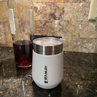  Stanley Stainless Steel GO Tumbler, 10oz Stainless Steel Vacuum  Insulated Wine Tumbler, 5 Hours Cold, 1.5 Hours Hot, and 20 Hours Iced :  Grocery & Gourmet Food