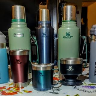 Stanley Classic Thermos Leak Proof Vacuum Insulated Bottle 2.0 qt -  Hammertone Green 