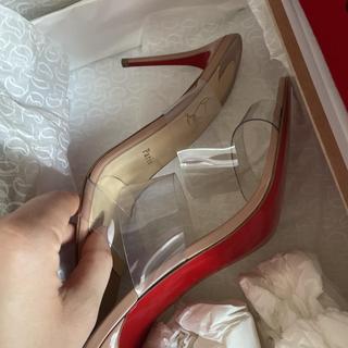 Christian Louboutin Just Nothing Illusion Red Sole Sandals