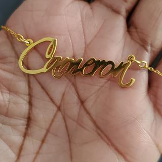 Cameron on sale name necklace