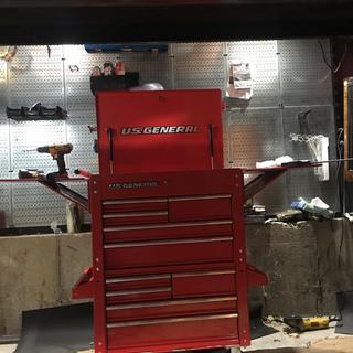 30 In 5 Drawer Red Mechanic S Cart