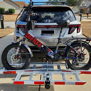 400 lb. Receiver-Mount Aluminum Motorcycle Carrier