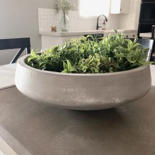 grey ceramic newport bowl