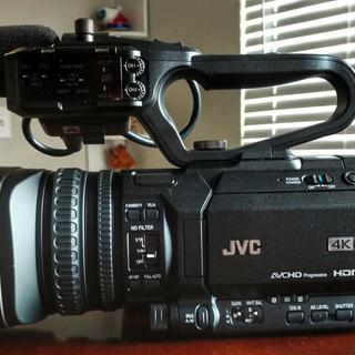 JVC GY-HM170 4KCAM Professional Camcorder with Integrated 12x