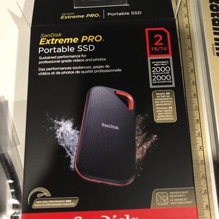 Disque dur externe Sandisk Extreme PRO Portable V2 - SSD - 4 To - externe  (portable) - USB 3.2 Gen 2x2 - AES 256 bits