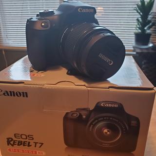 Canon EOS Rebel T7 DSLR Camera with EF-S 18-55mm f/3.5-5.6 II Lens