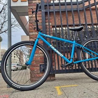 framed plaintiff bmx bike