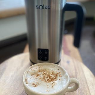 Solac Pro Foam™ Stainless Steel Milk Frother & Hot Chocolate Mixer