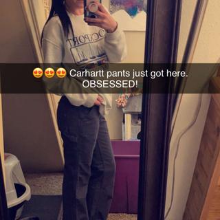 carhartt women's flannel lined pants