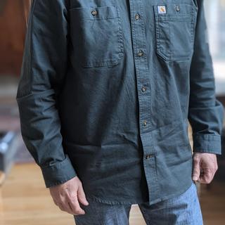 Men's Rugged Flex Rigby Long-Sleeve Work Shirt 103554 | Carhartt