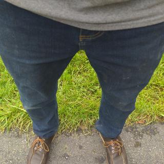 tapered work jeans
